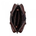 Pánska kožená taška, navrhnutá a vyrobená na Slovensku