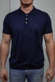 Cashmere polo dark blue 