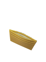 Puzdro na kreditné karty žltej farby