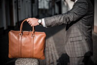 Biznis taška pre pravého gentlemana, vyrobená ručne v UK