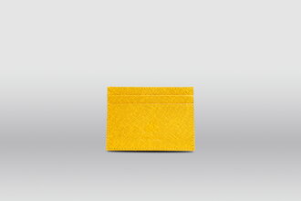 Peňaženka na kreditné karty žltá