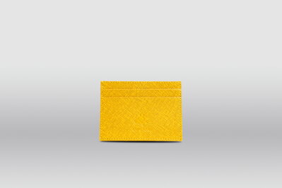 Peňaženka na kreditné karty žltá