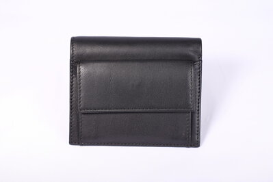 Minimalistická peňaženka čierna/bordová