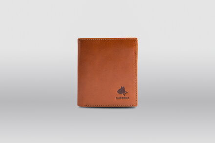 Compact wallet Tan