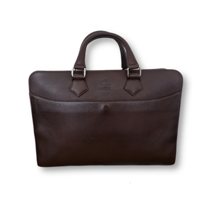 Kožená biznis taška Modern Classic hnedá