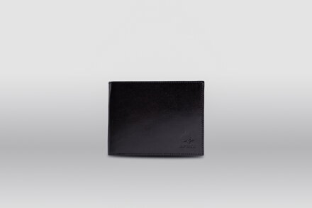 Peňaženka čierna - modrá