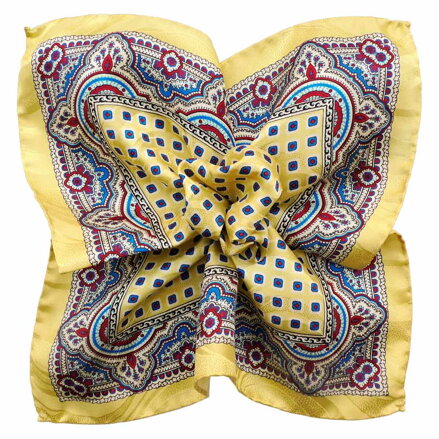 Yellow jacquard